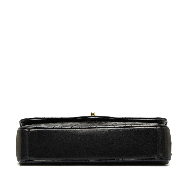 Top Quality Chanel Mattress ingle Chain Shoulder Bag Black Gold   Chanel