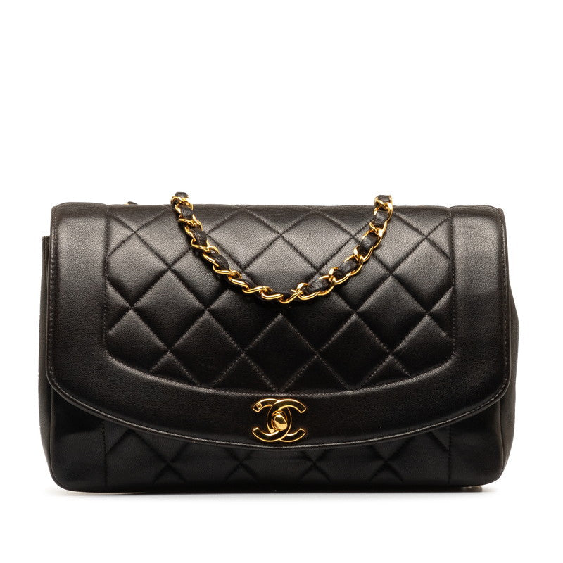 Top Quality Chanel Matrace Dianaflap Chain Shoulder Bag Black G   Chanel