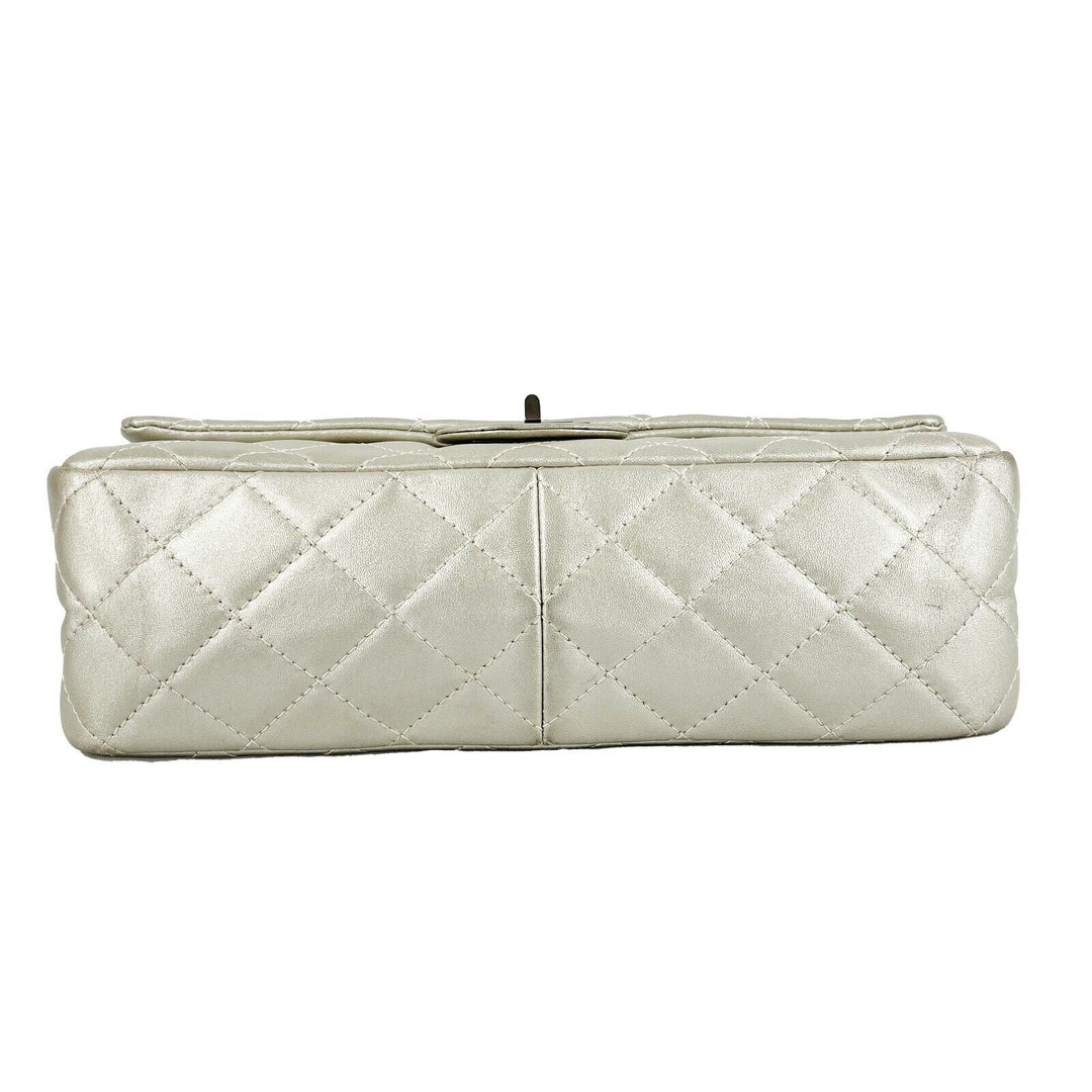 Chanel - Metallic Calfskin Quilted 2.55 Reissue 227 Double New - Shoulder Bag