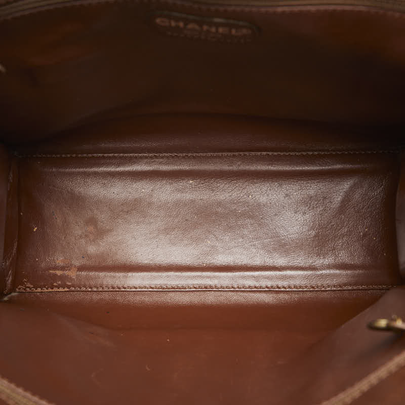 Top Quality Chanel logo toast bag brown leather ladies Top Quality Chanel toast bag