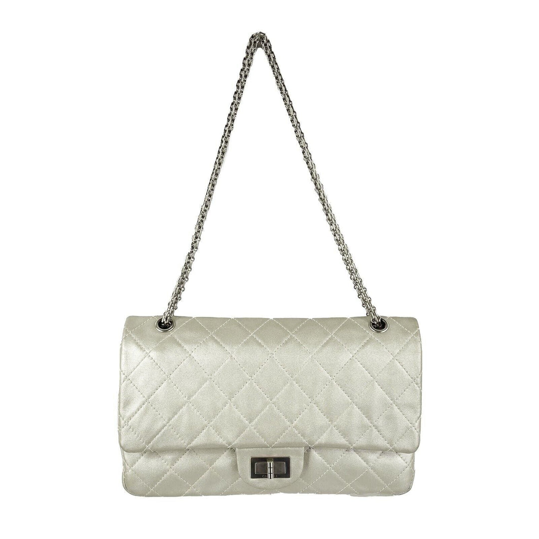 Chanel - Metallic Calfskin Quilted 2.55 Reissue 227 Double New - Shoulder Bag