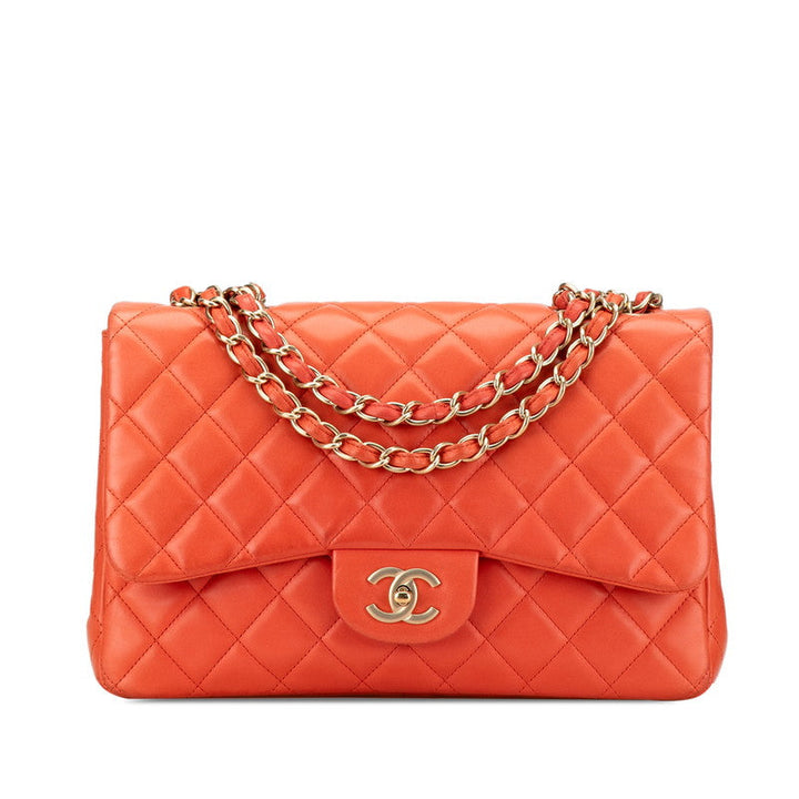 Top Quality Chanel Matelasse 30 Chain Shoulder Bag Orange