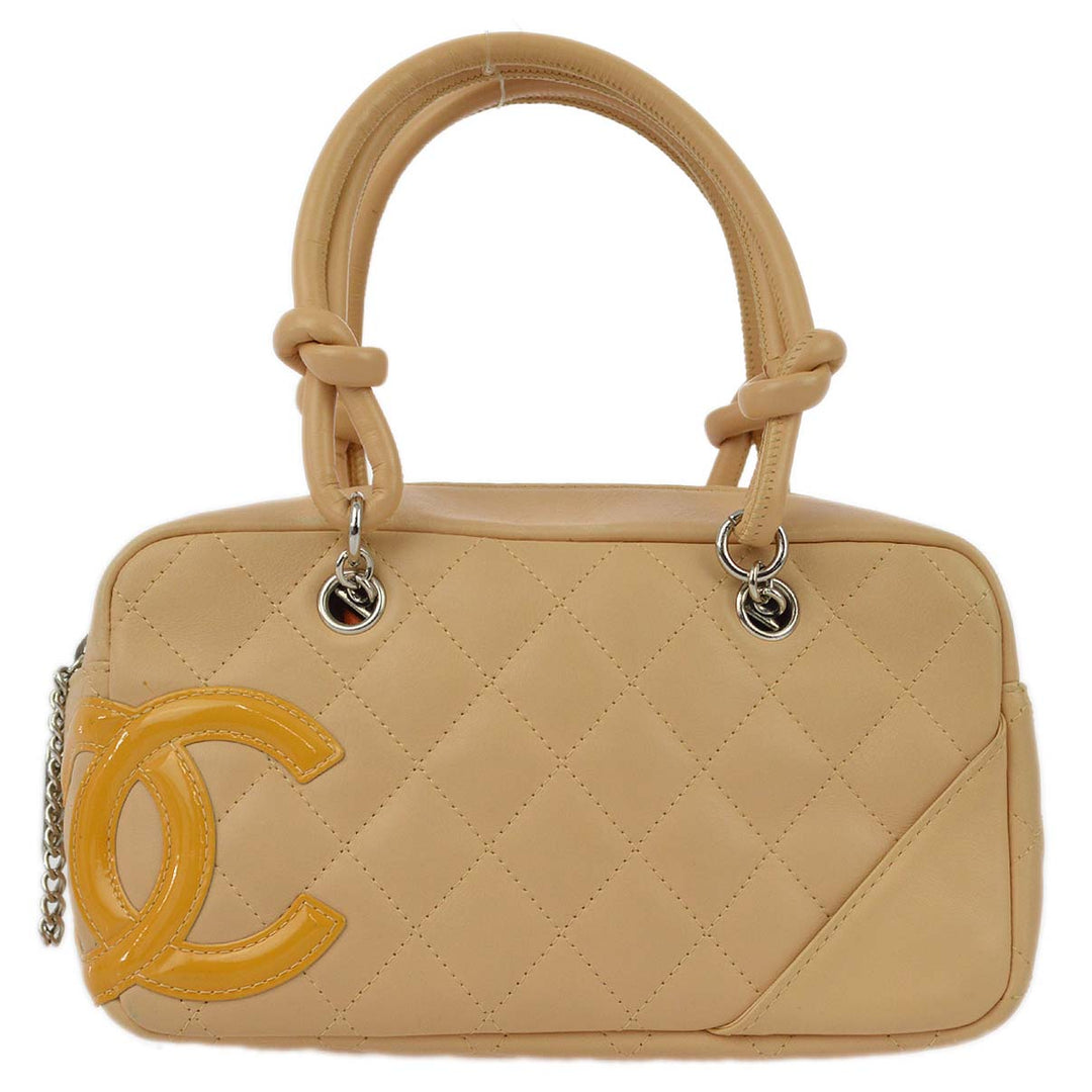 Top Quality Chanel Beige Calfskin Cambon Ligne Handbag