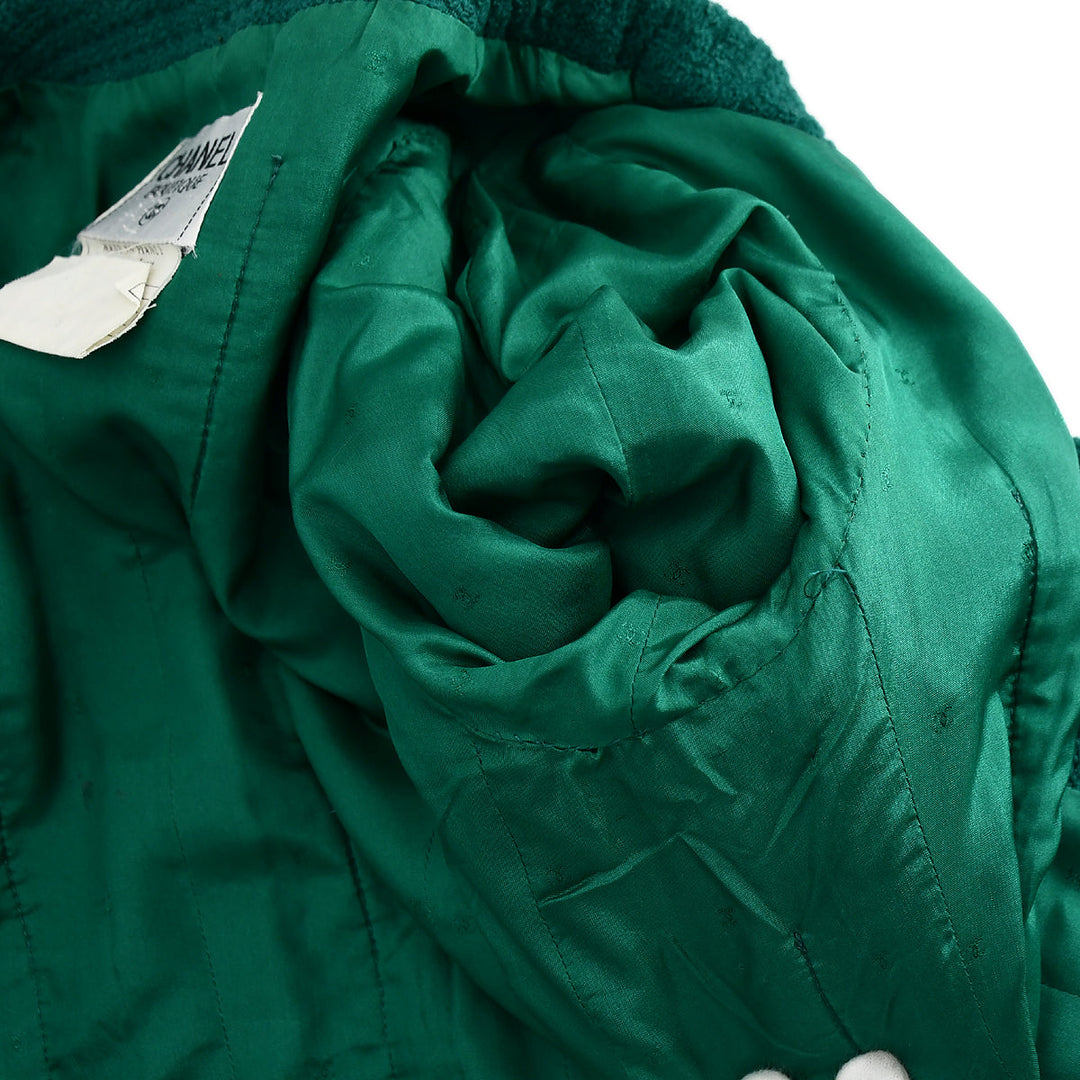 Top Quality Chanel Double Breasted Jacket Green 23 #40