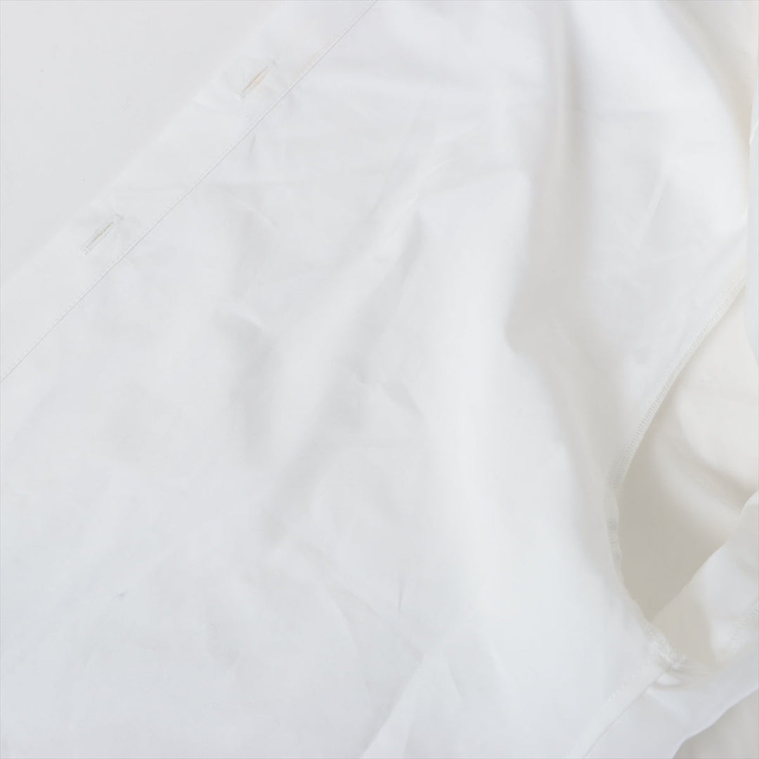Top Quality Chanel Coconut Button Cotton X Silk  36  Black X White P73408