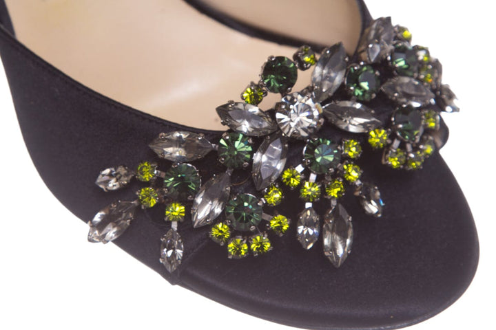 Jimmy Choo Black Jewel Heels SZ 36