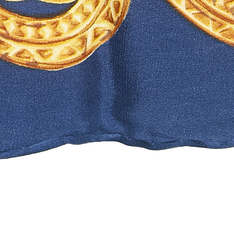 Top Quality Chanel Cocomark carf Navi Multicolor Silk  Chanel