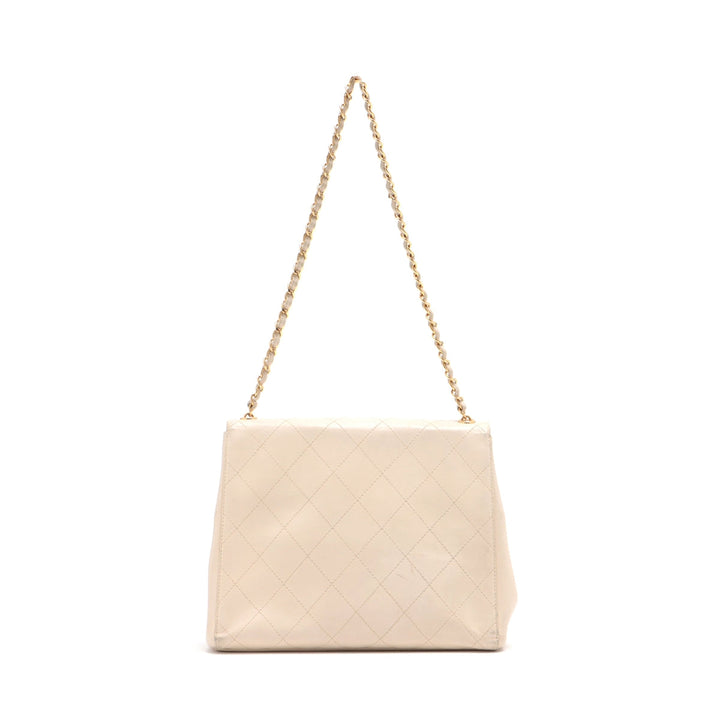 Top Quality Chanel Matrasse  Chain Shoulder Bag Beige Gold  5th