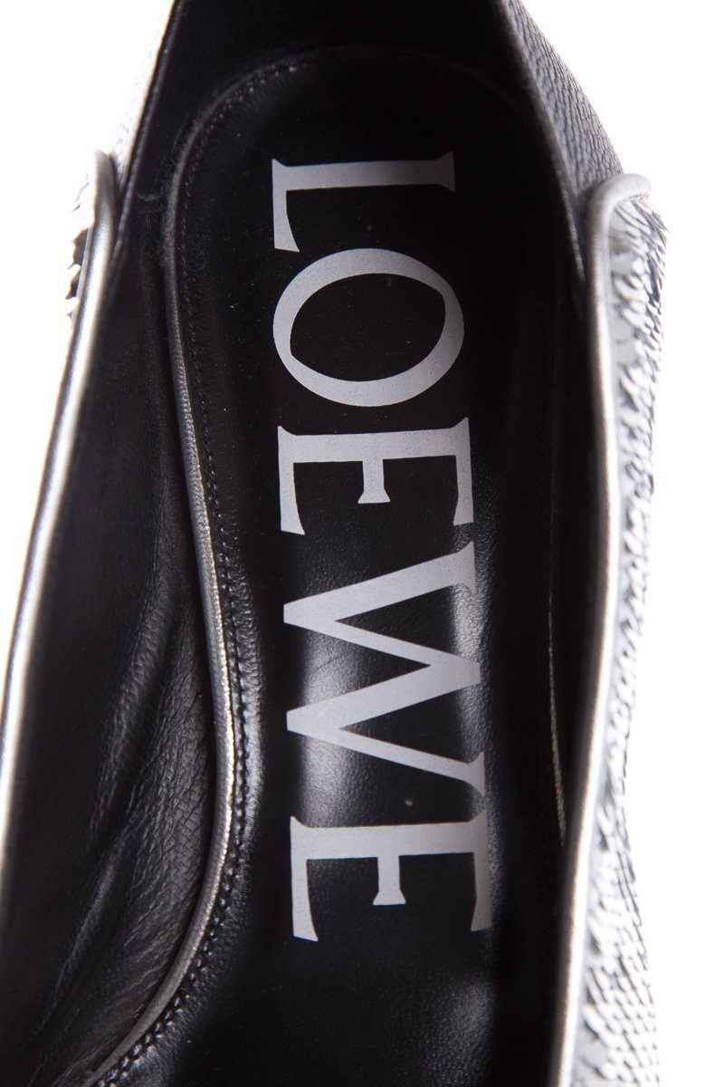 Loewe Silver Heels SZ 38 NWT