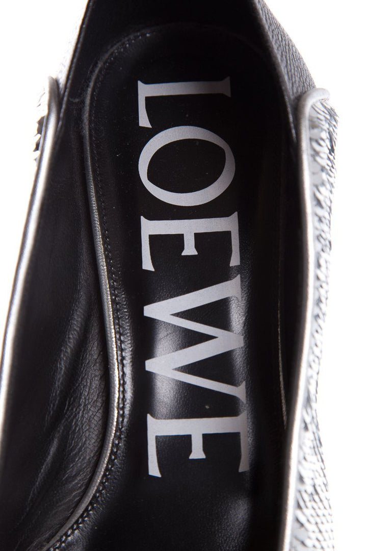 Loewe Silver Heels SZ 38 NWT
