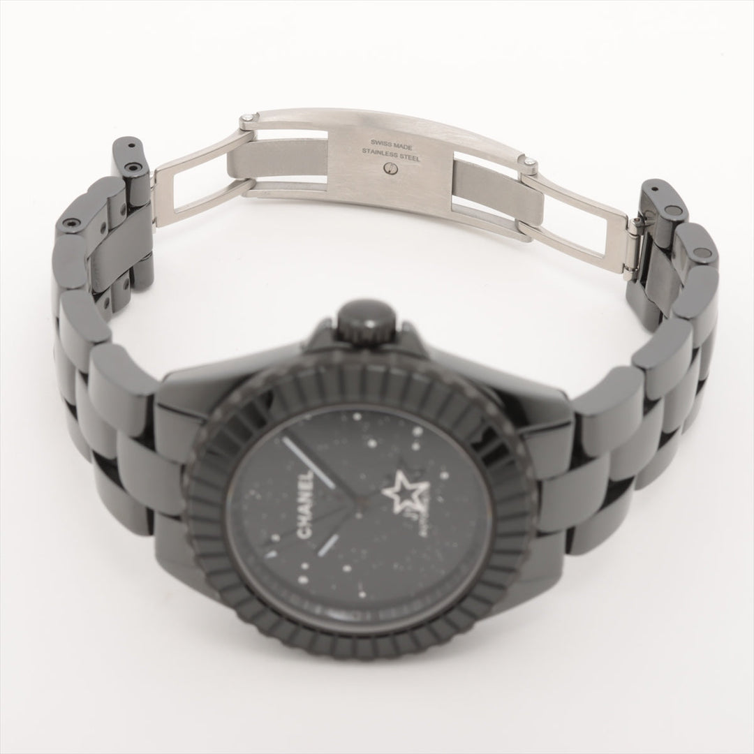 Top Quality Chanel J12 Interstellar H7989 SSCE AT Black