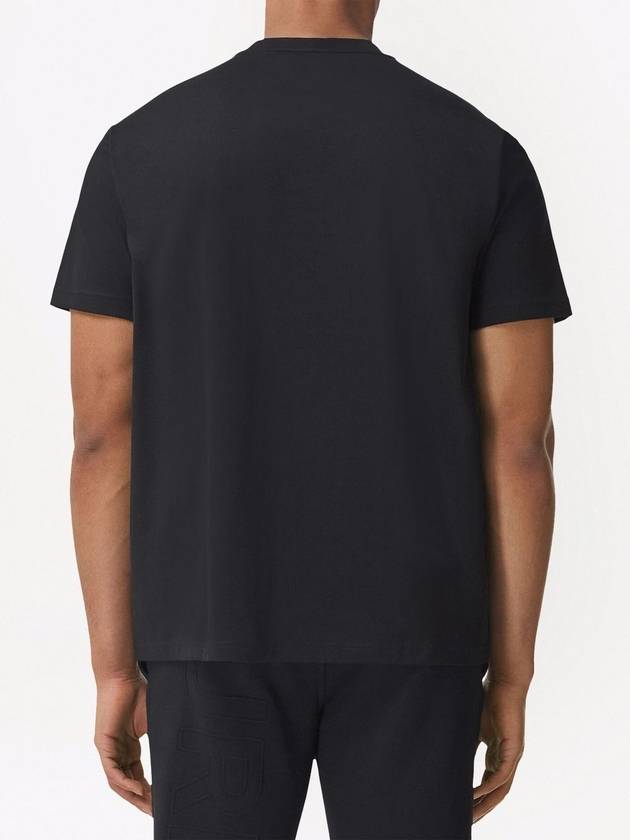Burberry Logo Print Short Sleeve T-Shirt Black