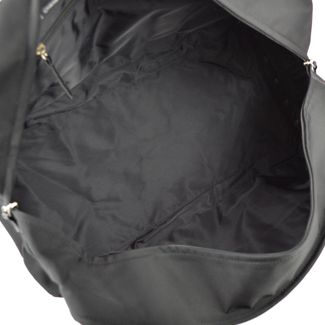 Top Quality Chanel Black Felt Sport Line Duffle Gym Bag