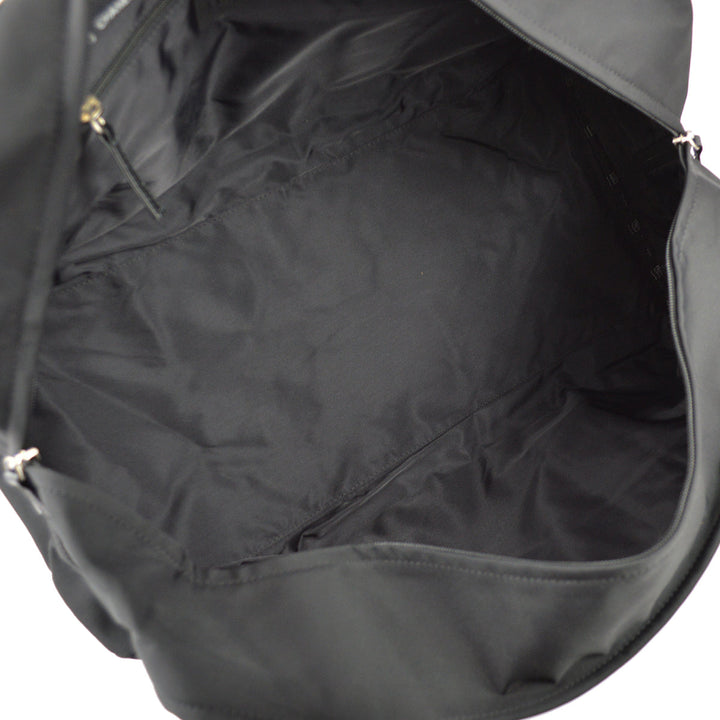 Top Quality Chanel Black Felt Sport Line Duffle Gym Bag