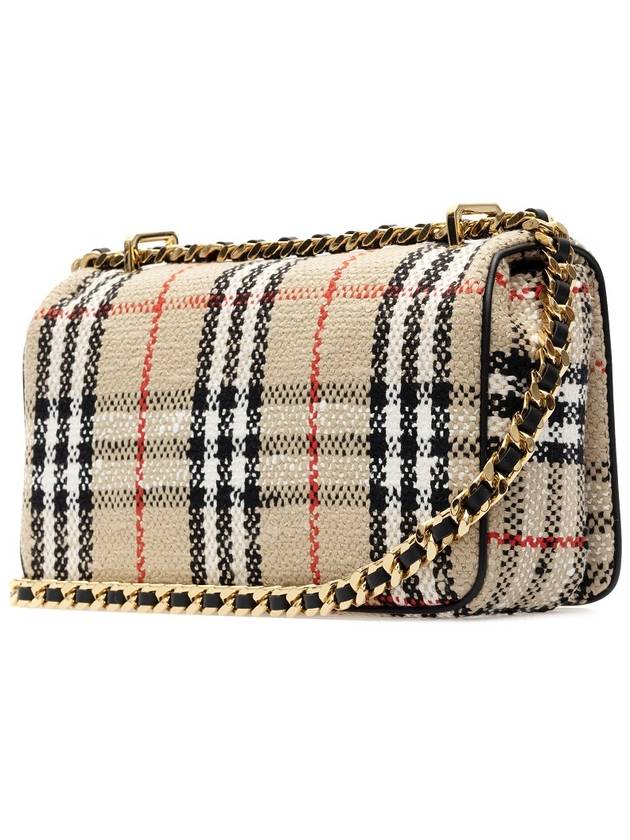 Burberry Boucle Lola Vintage Check Small Cross Bag Beige