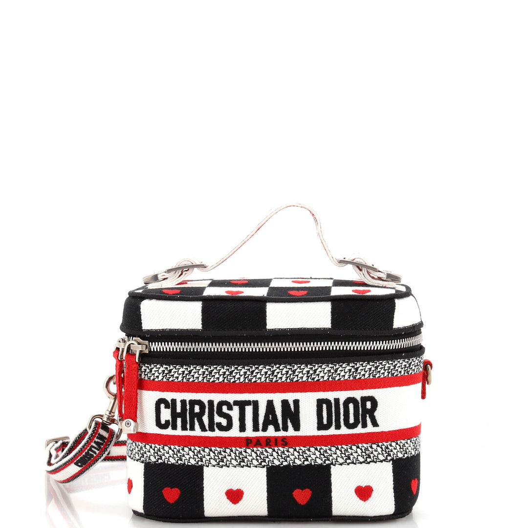 Top quality Dior Top quality DiorTravel Convertible Vanity Case Embroidered Canvas Small