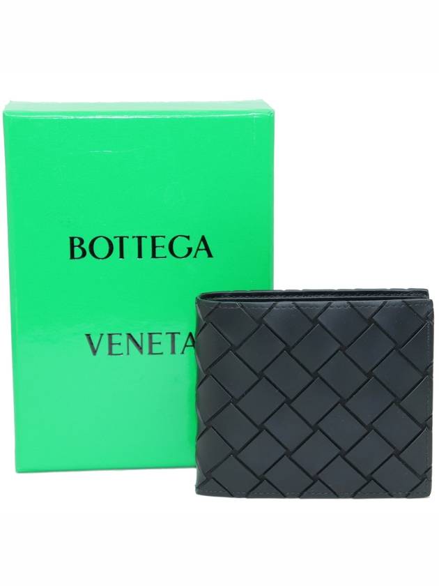 Bottega veneta Brand new almost 605721 Intrecciato rubber silicone leather half wallet Bottega