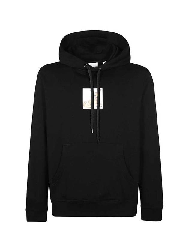 Burberry Deer Print Hoodie Black