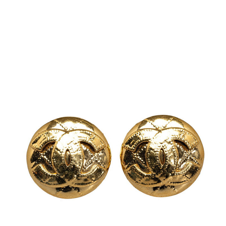 Top Quality Chanel Vintage Coco Big Stitch Earring G   Chanel