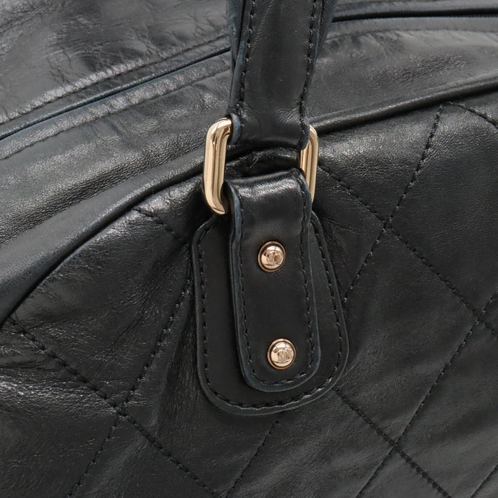 Top Quality Chanel Top Quality Chanel Cocomark Mini Boston  Bag Shoulder  Shoulder Tooth Black Black Black Blumin