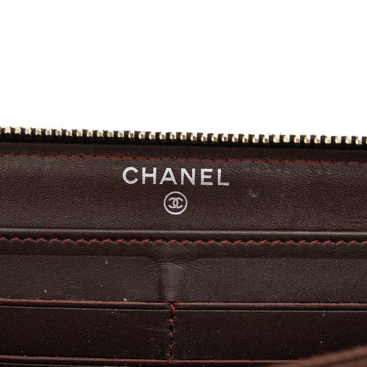 Top Quality Chanel Coco Long Wallet Black Caviar S  Chanel