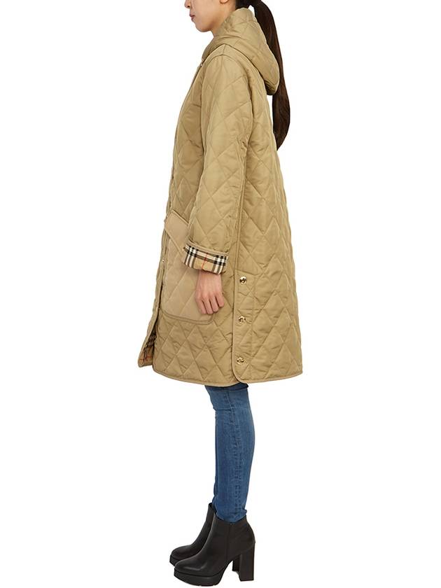 Burberry Diamond Quilted Hoodie Padding Archive Beige