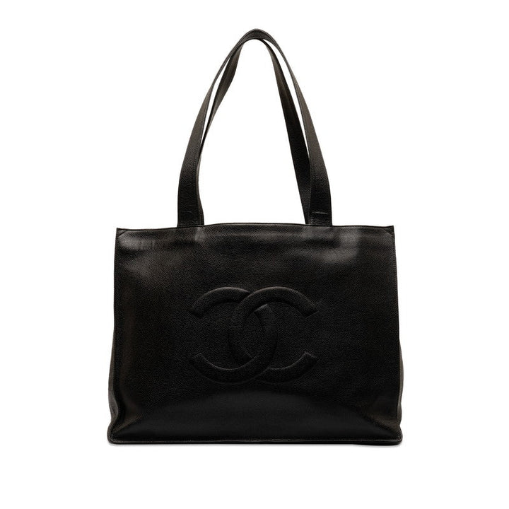 Top Quality Chanel Coco Handbag Tote Bag Unclear Black Leather  CHANEL