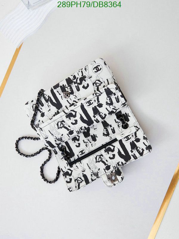 Top Quality Chanel Medium White Black Canvas Karl Lagerfeld 25cm
