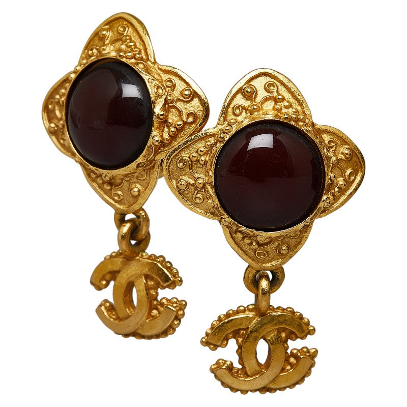Top Quality Chanel Gripowa Cocomark Earring Gold Pearl  Ladies Chanel