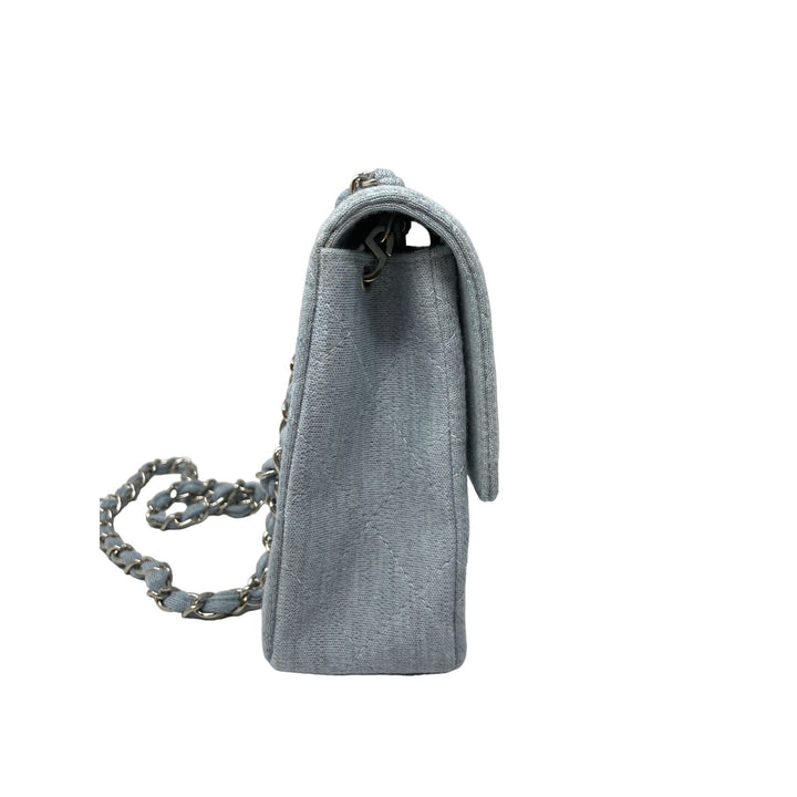 Top Quality Chanel Top Quality Chanel Timeless Blue Jersey Shoulder Bag - Blue