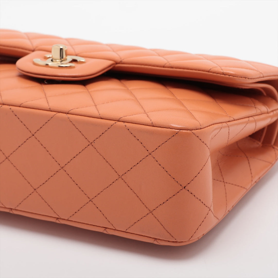 Top Quality Chanel Matrasse 23 Small  Double Flap Double Chain Bag Orange G  A01113