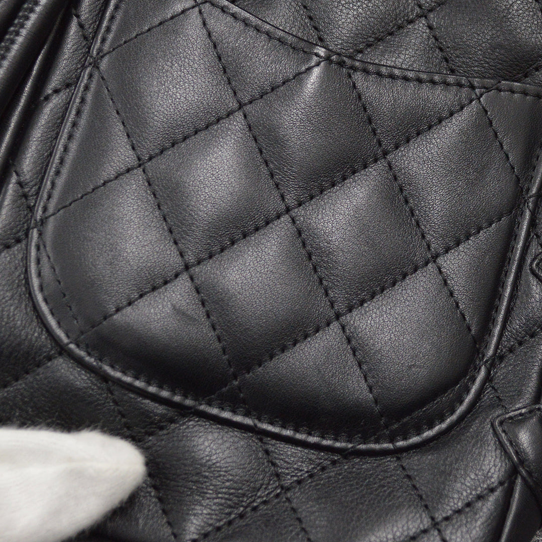 Top Quality Chanel 2004-2005 Calfskin Cambon Ligne Shoulder Bag