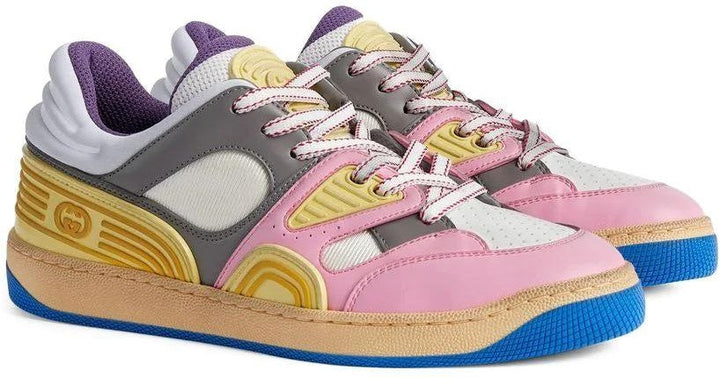 Gucci Basket Panelled Sneakers