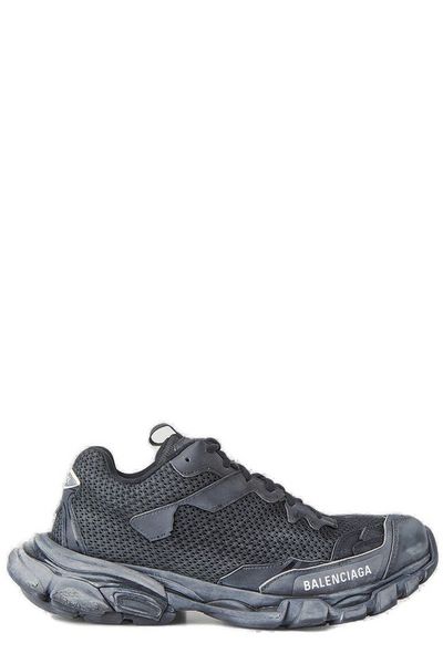 HANDCRAFTED CALF LEATHER TRACK 3 SNEAKERS.