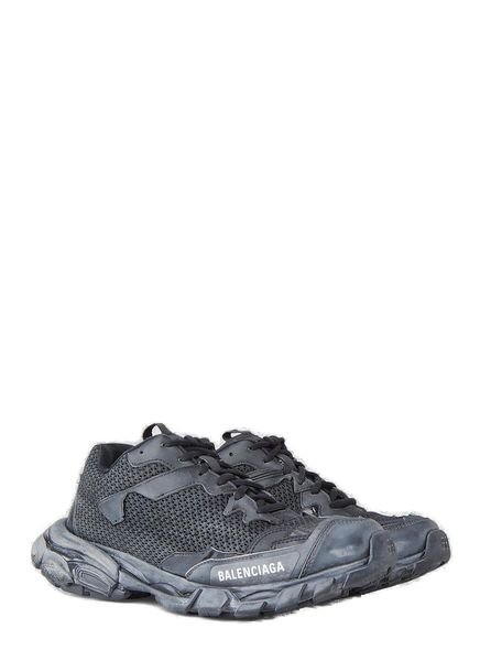 HANDCRAFTED CALF LEATHER TRACK 3 SNEAKERS.