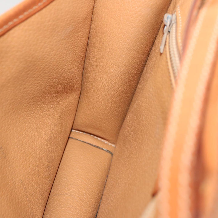 Celine Macadam Canvas Shoulder Bag PVC Brown  70324