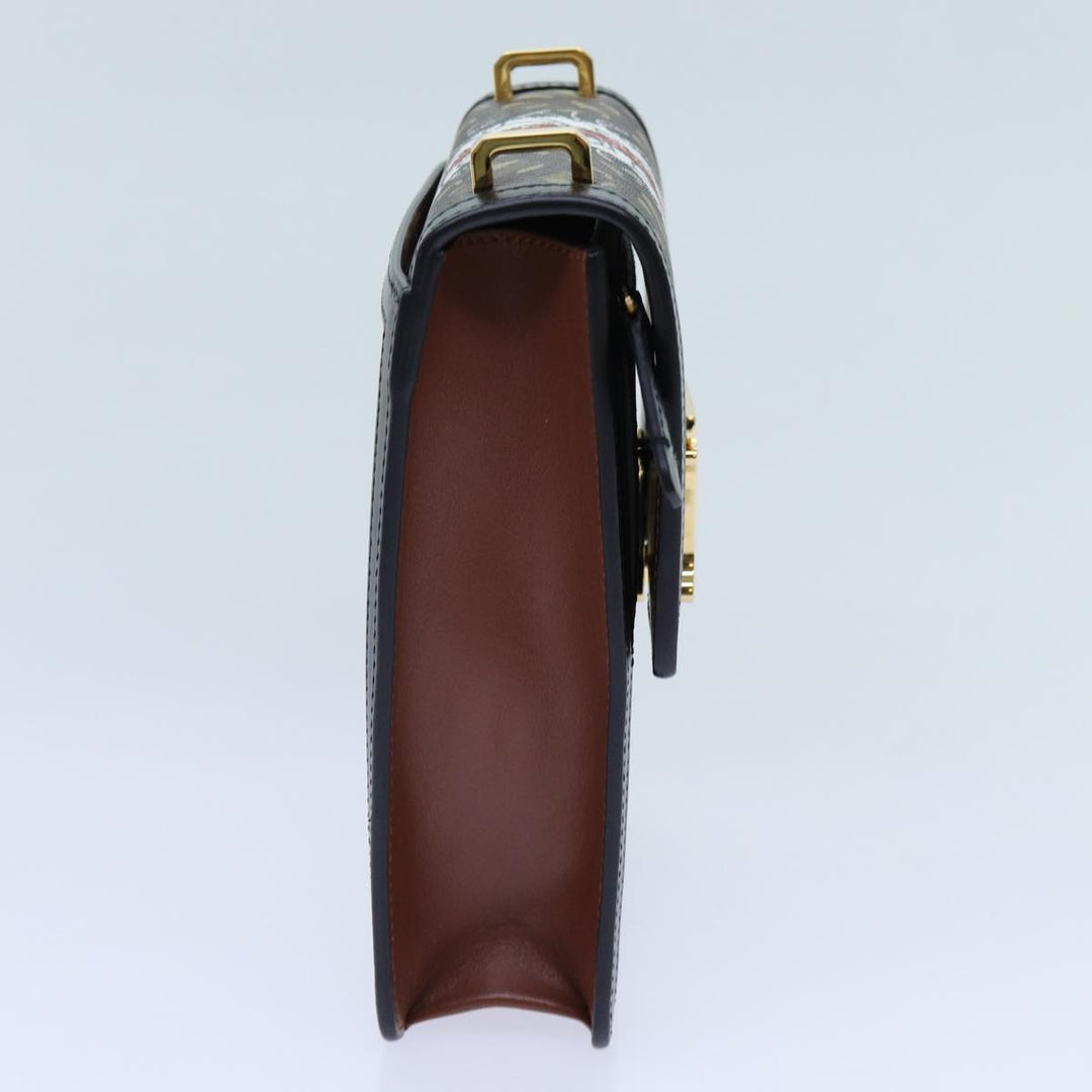 Burberry Shoulder Bag PVC Leather Brown Auth 70330A