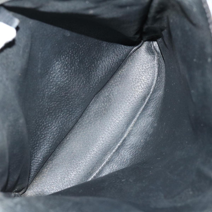 Celine Macadam Canvas Tote Bag PVC Brown Black Auth 70630