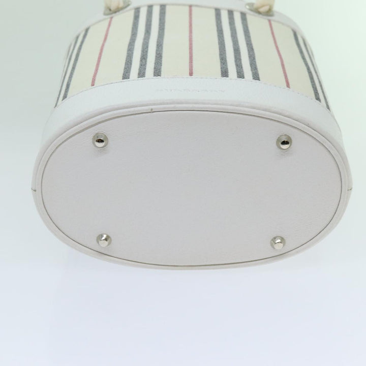 Burberry Nova Check Shoulder Bag Canvas Beige Auth 70767
