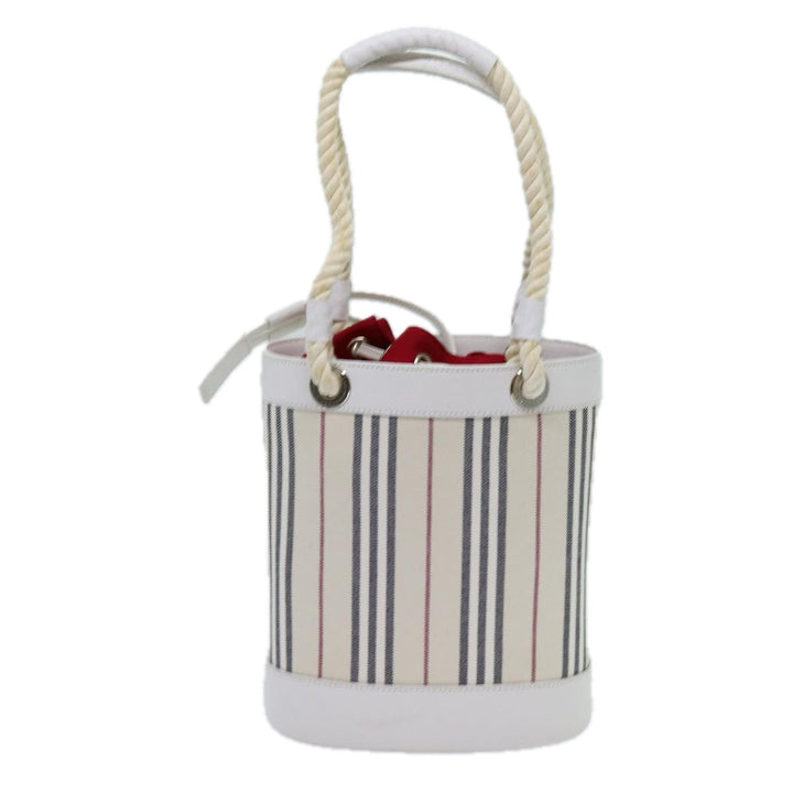 Burberry Nova Check Shoulder Bag Canvas Beige Auth 70767