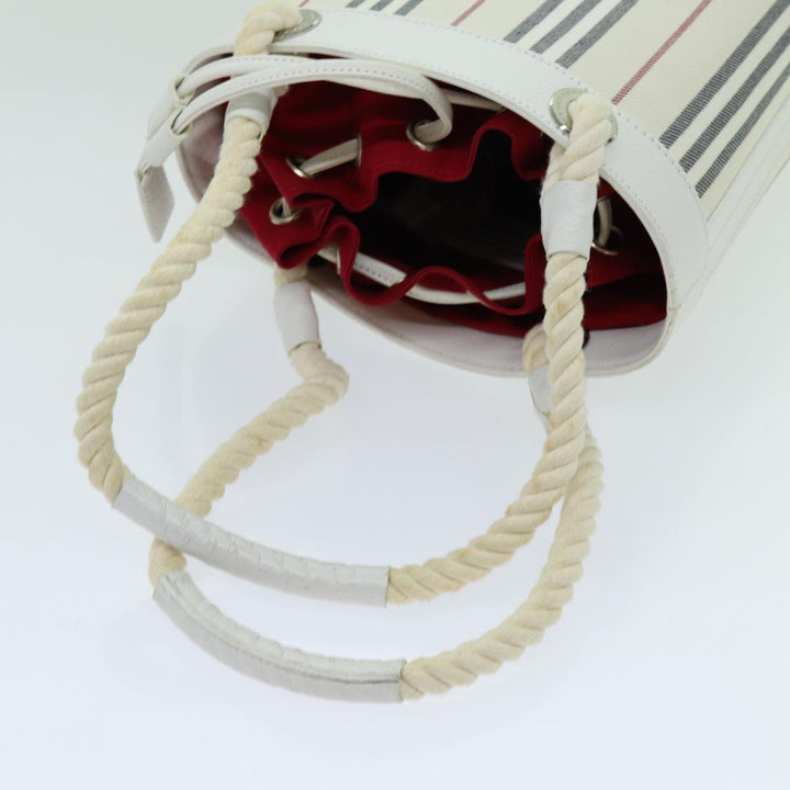 Burberry Nova Check Shoulder Bag Canvas Beige Auth 70767