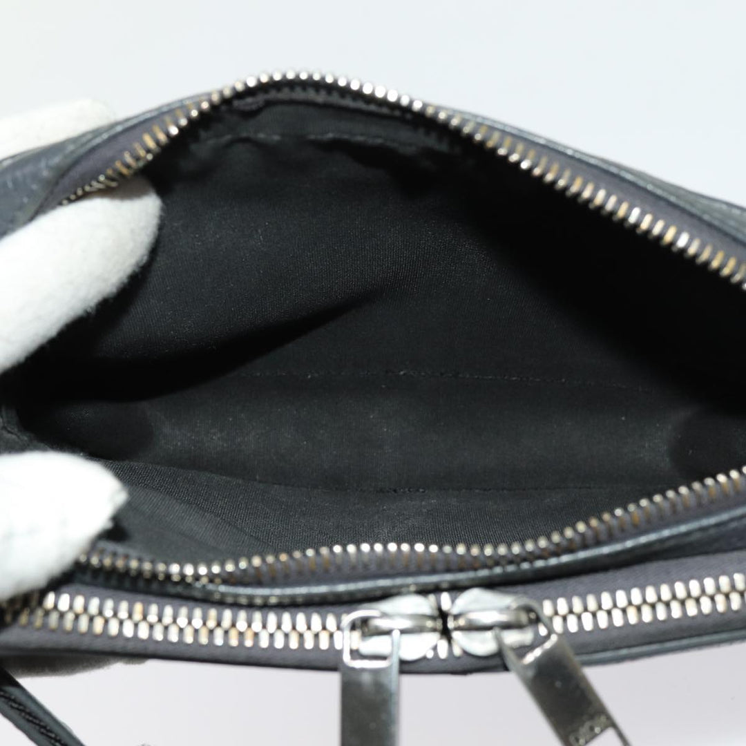 CHRISTIAN Top quality Dior Shoulder Bag Leather Gray Auth 70772A