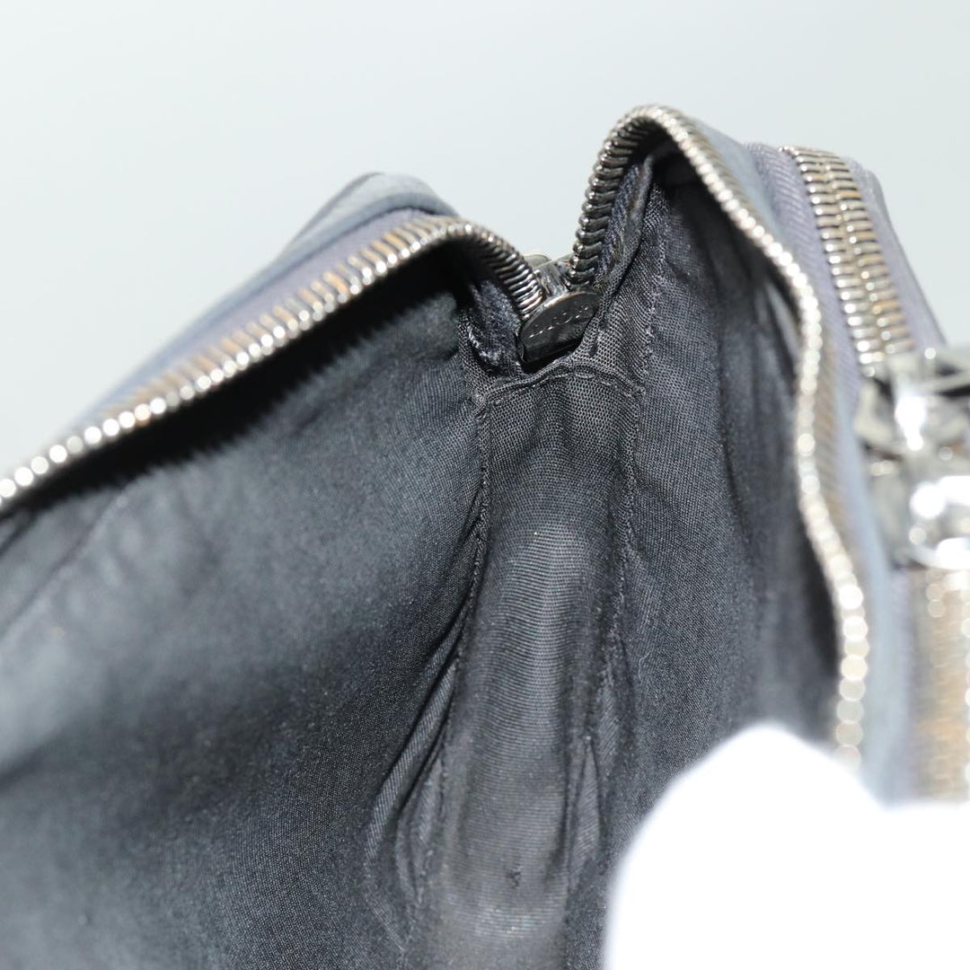 CHRISTIAN Top quality Dior Shoulder Bag Leather Gray Auth 70772A