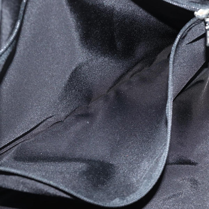 Burberry Black label Hand Bag Canvas 2way Black Auth 70792