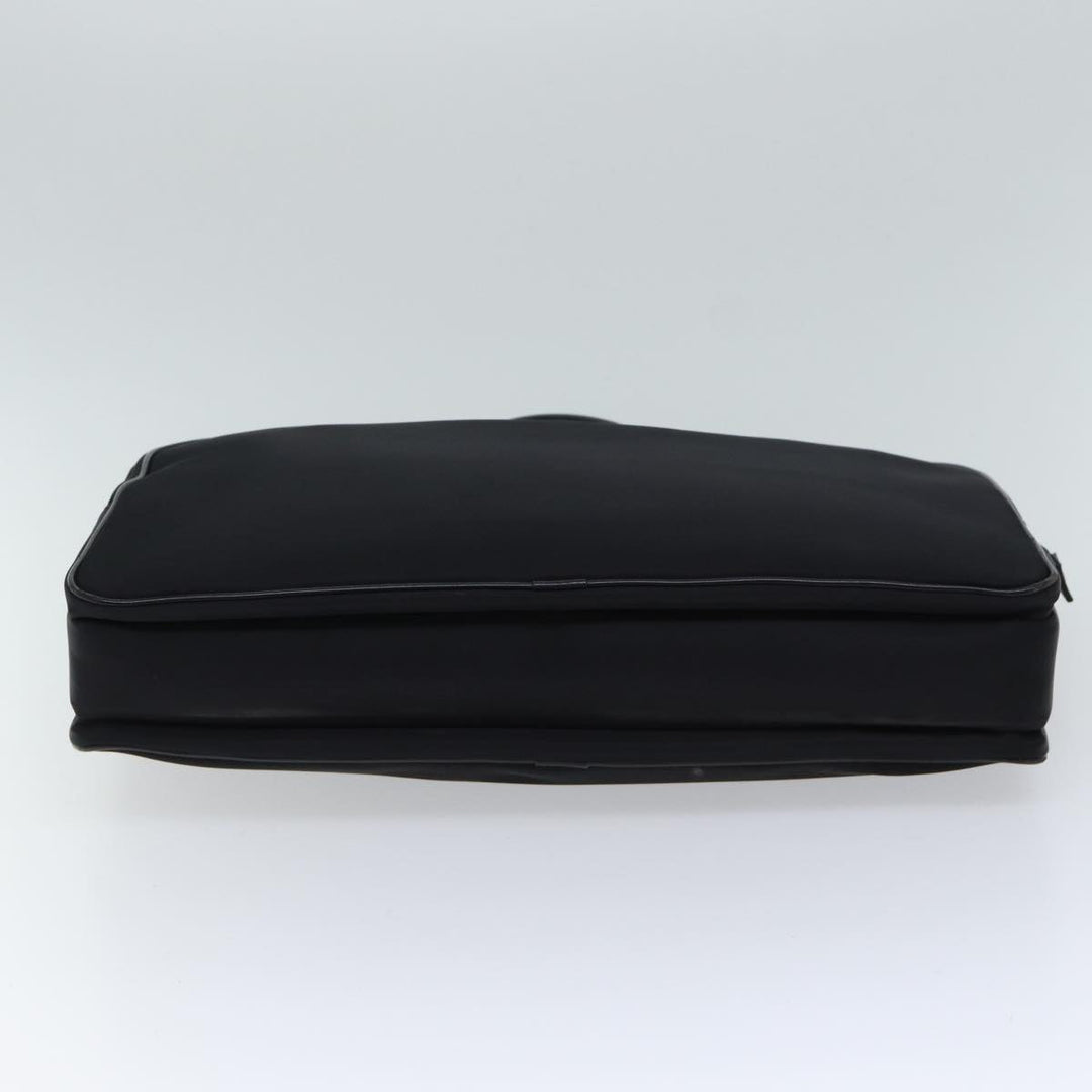 Burberry Black label Hand Bag Canvas 2way Black Auth 70792