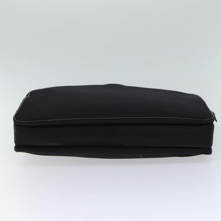 Burberry Black label Hand Bag Canvas 2way Black Auth 70792