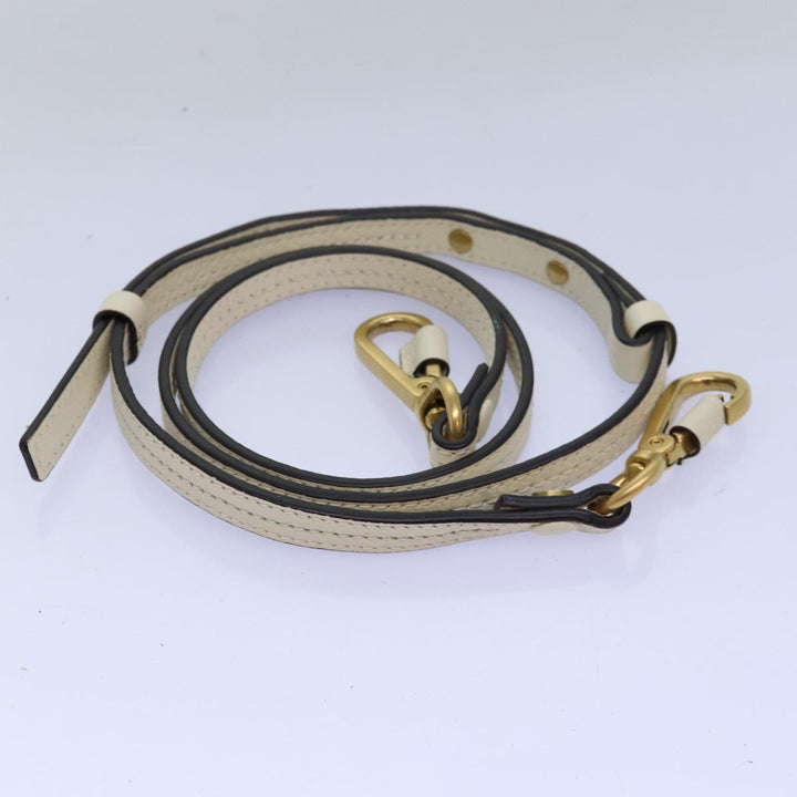 Chloe Small Bracelet Shoulder Bag Leather 2way Cream 70937