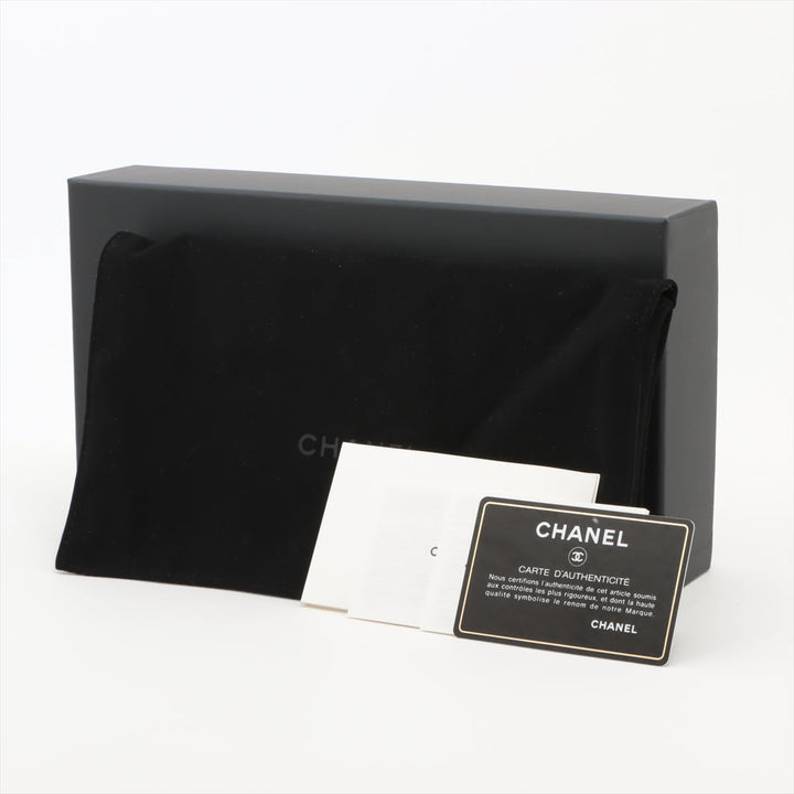 Top Quality Chanel Matrasse Caviar S Wallet White Silver Gold