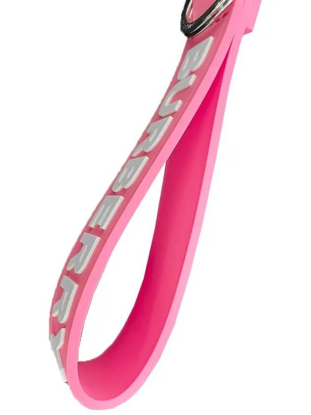 Burberry Logo Detail Key Ring Pink