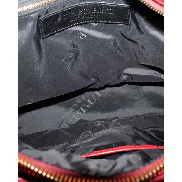 BURBERRY PRORSUM Prorsum Dark Red Shrimpton Tote